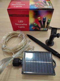 حبل إضاءة طاقة شمسية 32 متر