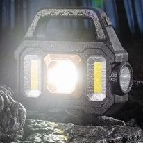 كشاف الطاقة الشمسية مع باور بانك