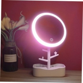 مرآة دائرية مع منظم